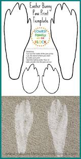 Rabbit foot stock photos and images. How To Make Easter Bunny Paw Prints With Free Printable Template Easter Bunny Tracks Easter Bunny Footprints Easter Printables Free