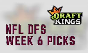 1 after the first week of the second quarter of the nfl season? 2020 Nfl Dfs Week 6 Draftkings Picks Fantasy Six Pack