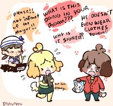 Digby Being The Big Brother He Is Animal Crossing Funny Animal Crossing Animal Crossing Villagers