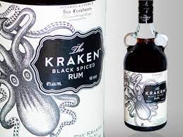 45ml the kraken black spiced rum bundaberg ginger beer to fill in a high ball glass place ice, 1 wedge lime, orange and ginger. The Kraken Rum