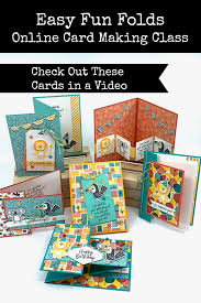 Our online design tool allows you to create personalized greetings cards for every occasion. Learn To Make 6 Different Easy Fun Fold Cards Fun Fold Cards Fancy Fold Card Tutorials Fun Folds