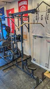 Review Of The Plate Loadable Lat Tower From Titan Fitness - Garage Gym Experiment
