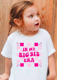 Big Sis Shirt in My Big Sis Era Shirt Groovy Big Sister Shirt Big Sis  Announcement Shirt Big Sister to Be Pregnancy Reveal Shirt Cute Gift