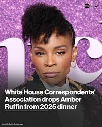 The White House Correspondents' Association announced Saturday that its  annual dinner will not feature comedian Amber Ruffin, nearly two months  after it announced her as its selection. In fact, this year's show