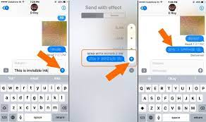 Open the messages app on your iphone and type the message you want to send with invisible ink. Pin On Imessage