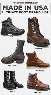 Bootbarn.com has the best selection of work boots from brands you trust like ariat, timberland pro, hawx, and more. 60 American Made Boots Ultimate Brand List Findyourboots American Made Boots Work Boots Men Boots Outfit Men