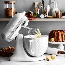 So this bed bath & beyond price is a pretty good deal! Kitchenaid Artisan White Mixer With Hobnail Bowl Williams Sonoma