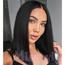 African american hair is typically composed of tightly coiled curls. Buy Black Yaki Hair Wigs For African American Women Black Full Hair Straight Synthetic Wig At Affordable Prices Free Shipping Real Reviews With Photos Joom