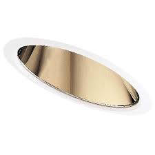 Halo Recessed 457cg 7 Inch Trim For Slope Ceiling With Champagne Gold Reflector Champagne Gold Reflectors Halo