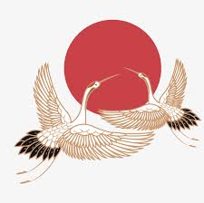 中国风古风仙鹤太阳矢量图中国风仙鹤太阳飞翔矢量图 abstract artwork artwork abstract