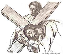 Feel free to explore, study and enjoy paintings with paintingvalley.com Jesus Carrying Cross Drawing Drawing Tutorial Easy