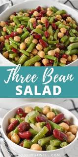 This Three Bean Salad Recipe Is Simple Affordable And Delicious Green Beans Red Kidne In 2020 Bean Salad Recipes Bean Salad Recipes Healthy Green Bean Salad Recipes