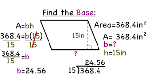 To find its area, you need to know its height. How Do You Find The Base Of A Parallelogram If You Know The Area And Height Virtual Nerd