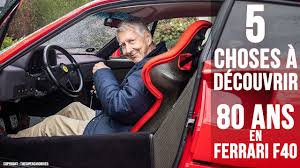 We haven't found any reviews in the usual places. Il Conduit Sa Ferrari F40 A 80 Ans 5 Choses A Savoir Sur Ce Passionne Youtube