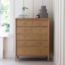 Ercol Teramo 7 Drawer Tall Wide Chest Bedframes Bedroom Teramo Ercol Furniture