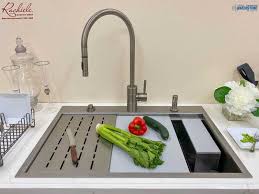 Sink shall also include left bottom bowl rack, sponge caddy, a bottle of stainless steel cleaner and installation hardware. Useful Accessories For Workstation Sinks That Will Change The Way You Cook Sink Kitchen Sink Sinks Kitchen Stainless