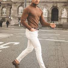 Maybe you would like to learn more about one of these? Wear With Feeling Rate This Look From 1 To 5 In The Comments Below Turtleneck Outfit Men Mens Casual Outfits Mens Turtleneck Outfits