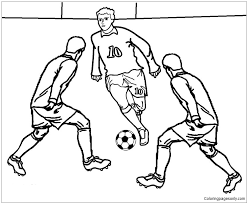 We provide coloring pages, coloring books, coloring games, paintings you want to see all of these soccer players, world cup coloring pages. Football Player Coloring Pages Soccer Players Coloring Pages Coloring Pages For Kids And Adults