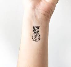 Ananas Tatowierung Ananas Tatowierung Gecici Dovme Karizmatik Dovmeler Parmak Dovmeleri
