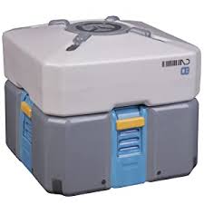 Loot boxes are collectible items that contain a random selection of items, including alternate skins, highlight intros, emotes, voice lines, sprays, and more. Amazon Com Overwatch Loot Box Ceramic Cookie Jar Great For Food And Snack Storage Officially Licensed Kitchen Dining