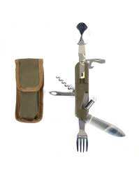 Couteau Bivouac Couteau Camping Couteau Avec Couverts Tam Surplus Militaire