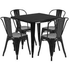 Found It At Wayfair 5 Piece Dinning Set Outdoor Table Settings Metal Dining Table Outdoor Stacking Chairs