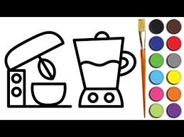 Belajar Menggambar Dan Mewarnai Alat Memasak Dengan Cat Air Drawing And Coloring Pages For Kids Youtube Belajar Menggambar Belajar Drawing