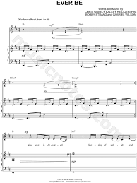 Bethel Music Ever Be Sheet Music In D Major Transposable Download Print Sheet Music Bethel Music Music