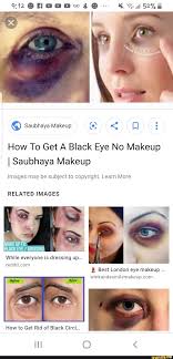 black eye no makeup i saubhaya makeup