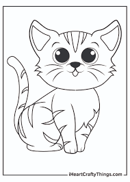 Cute kittens coloring pages are a fun way for kids of all ages to develop creativity, focus, motor skills and color recognition. Cute Kitten Coloring Pages Updated 2021