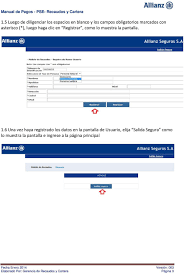 Instructivo Pagos De Polizas De Seguros De Generales Autos Salud Y Vida Por Pse Pdf Free Download