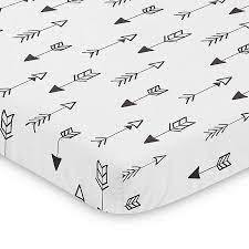 Pink tropical fitted crib sheet is an attractivepink tropical fitted crib sheet is an attractive addition to your baby's nursery as a tropical pattern will adorn your baby's mattress. Sweet Jojo Designs Black And White Fox Arrow Print Mini Crib Sheet Buybuy Baby