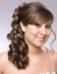 Awesome Wedding Hairstyle For Round Face To Look Slim Marina Gallery Fine Art Bridemaids Hairstyles Elegant Wedding Hair Curly Hair Styles