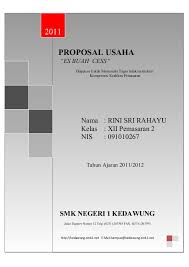 Contoh identifikasi masalah dalam proposal penelitian. Proposal Usaha