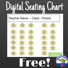Free Seating Chart Template By Happyedugator Teachers Pay