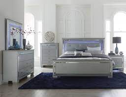 Maybe you would like to learn more about one of these? Homelegance Allura Bedroom Set With Led Lighting Silver B1916 1 Homelegance Elegancefurnituredirect Com
