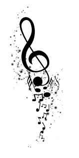 Colored musical note tattoo on foot. Music Notes Music Tattoos Music Notes Tattoo Music Tattoo Designs