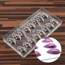 Hard Plastic Olive Fruit Drop Water Lemon Lotus Shape Pc Polycarbonate Chocolate Mold Can Polycarbonate Chocolate Molds Chocolate Molds Plastic Chocolate Molds