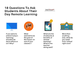 Remote learner drives impact with a customized elearning solution based on expertise, experience, and a commitment to your unique vision. 18 Questions To Ask Students About Their Day Remote Learning