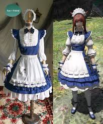 Maybe you would like to learn more about one of these? Final Fantasy Xiv Game Cosplay Csilla Beleth Maid Costume Etsy