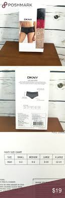 Dkny Lace Bikini 3 Pack Small Panties Red Black Dkny 3 Pack