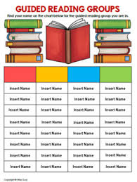 Free Guided Reading Group And The Daily 5 Rotation Schedule