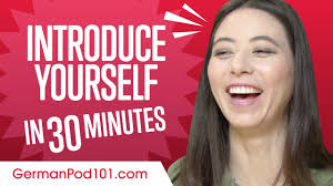Talk about your daily routine and discuss and we're going to have another lesson about informal, informal speech in this first section. How To Introduce Yourself In German In 30 Minutes Youtube