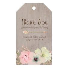 Boho Rustic Baby Or Bridal Shower Favor Tag Zazzle Com In 2021 Personalized Bridal Shower Gifts Diy Bridal Shower Gifts Wedding Favor Tags