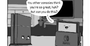 Ps4 Vs Nintendo Switch Comic Nintendo Switch Nintendo Nintendo Eshop