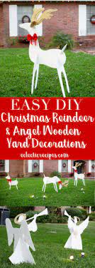 98 get it as soon as thu aug 13. Outdoor Wooden Reindeer Yard Decorations Novocom Top