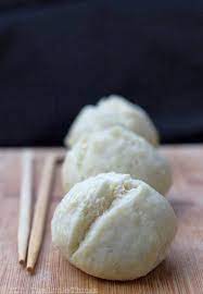 Mix the milk, vinegar and oil together in a jug and slowly add to the mixer. Steamed Coconut Buns Tlt The Little Things