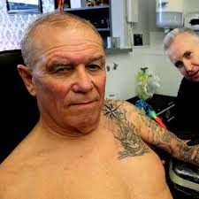 Amazing asian celtic tattoo on half sleeve. Grandad 73 Gets Full Sleeve Tattoo And Plans More After Wife Says She Loves It Daily Record