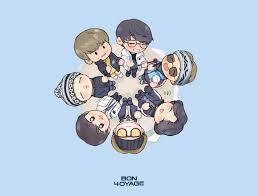 #6yearswithourhomebts from the story fanart bts (p3) by phuongmai2203 (hs218) with 550 reads. ì–'ë°˜ê¹€ On Twitter Bts Fanart Kpop Chibi Bts Chibi Cute