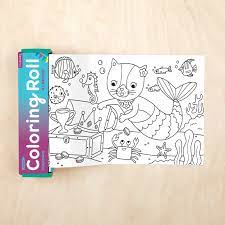 Coloring pages and sheets of pocoyo. Purrmaid Mini Coloring Roll Mudpuppy